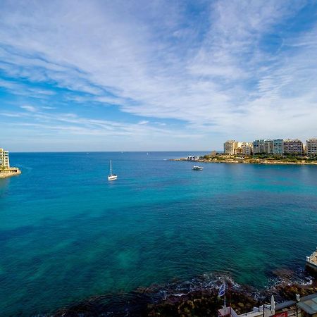 Spinola Bay Top Floor Seafront 3 Bedroom Apartment With Panoramic Sea Views - By Getawaysmalta Saint Julian's Екстер'єр фото