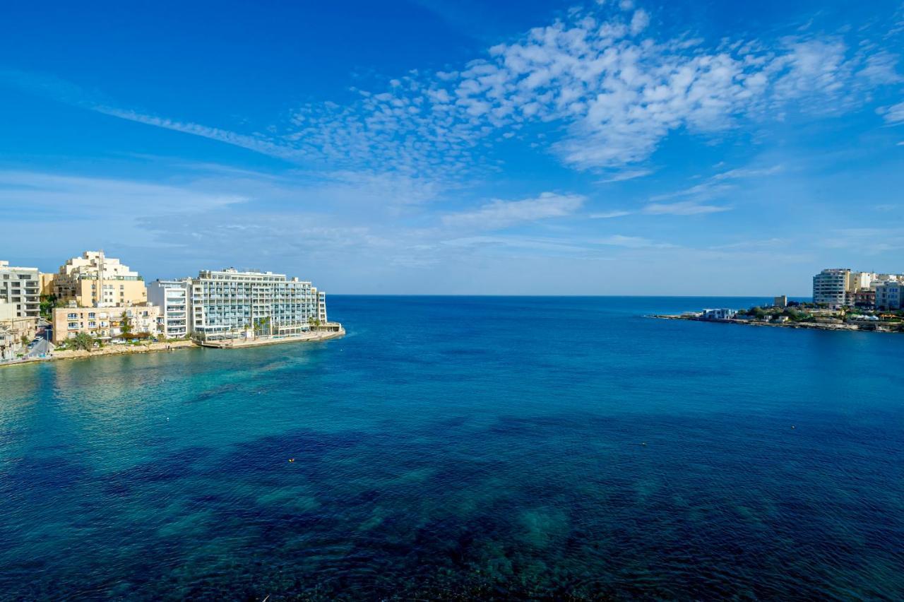 Spinola Bay Top Floor Seafront 3 Bedroom Apartment With Panoramic Sea Views - By Getawaysmalta Saint Julian's Екстер'єр фото
