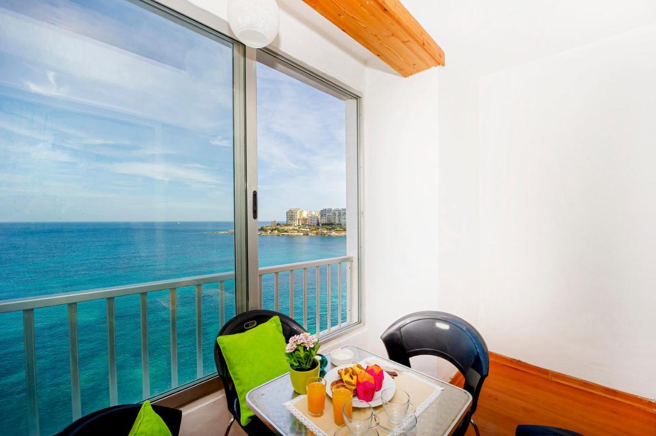 Spinola Bay Top Floor Seafront 3 Bedroom Apartment With Panoramic Sea Views - By Getawaysmalta Saint Julian's Екстер'єр фото