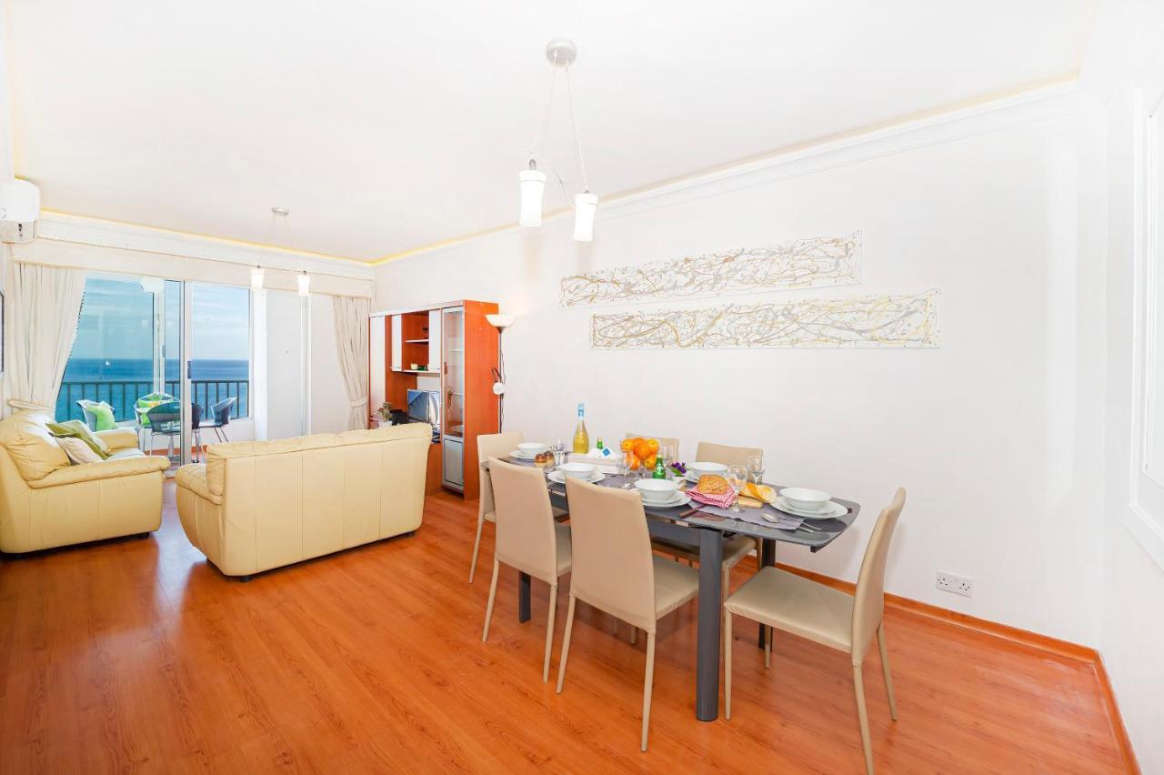 Spinola Bay Top Floor Seafront 3 Bedroom Apartment With Panoramic Sea Views - By Getawaysmalta Saint Julian's Екстер'єр фото