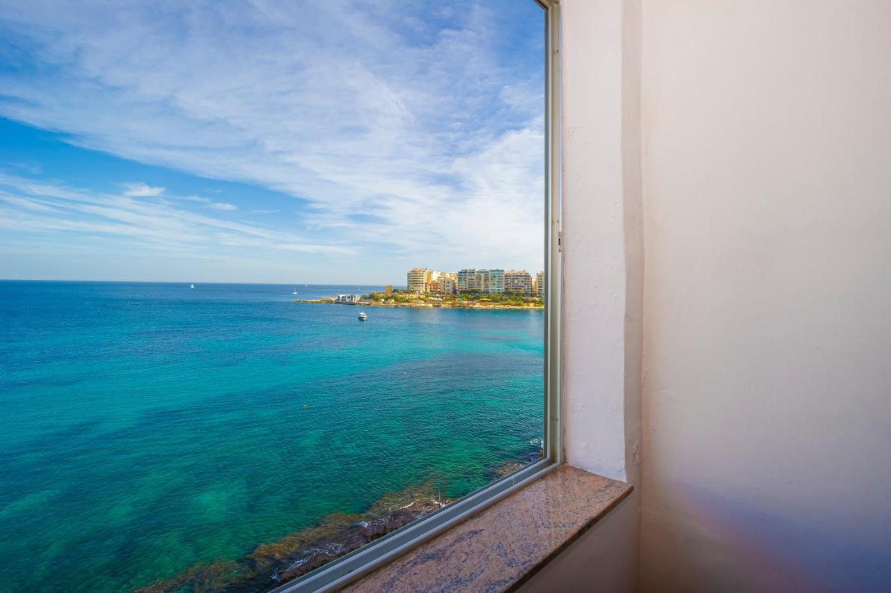 Spinola Bay Top Floor Seafront 3 Bedroom Apartment With Panoramic Sea Views - By Getawaysmalta Saint Julian's Екстер'єр фото
