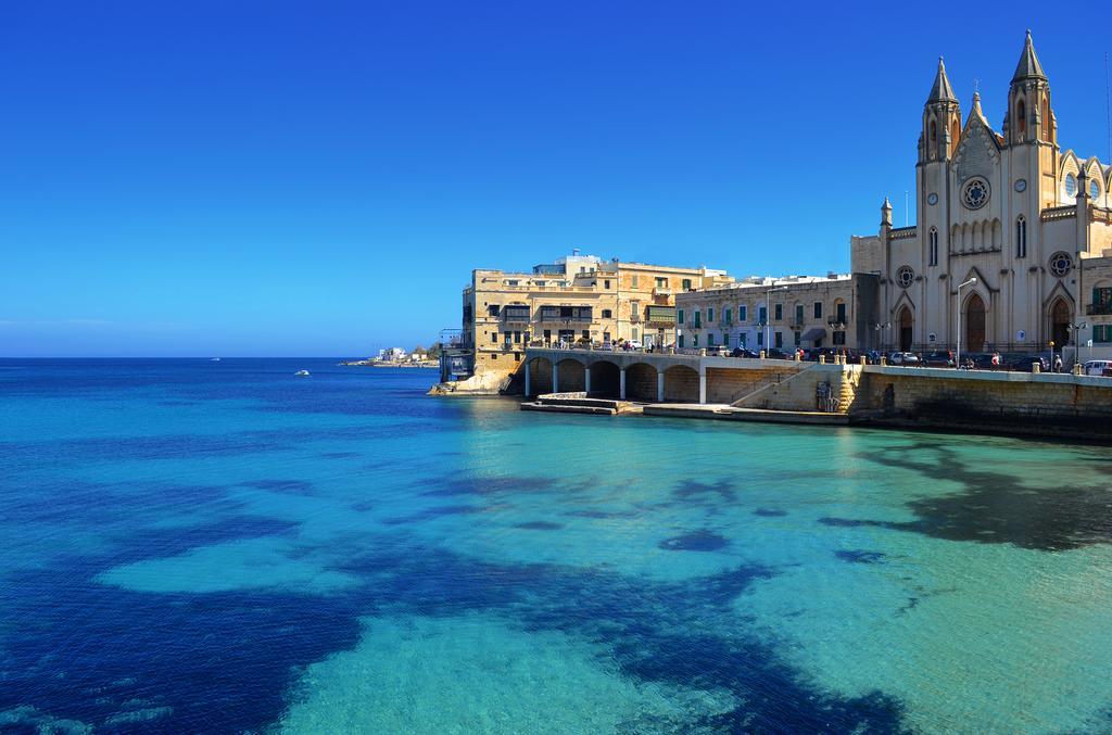 Spinola Bay Top Floor Seafront 3 Bedroom Apartment With Panoramic Sea Views - By Getawaysmalta Saint Julian's Екстер'єр фото