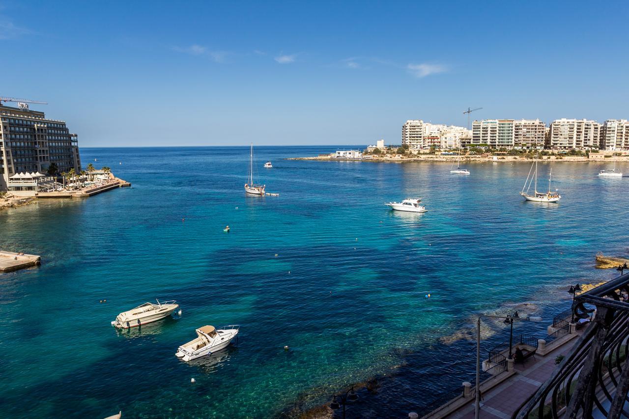 Spinola Bay Top Floor Seafront 3 Bedroom Apartment With Panoramic Sea Views - By Getawaysmalta Saint Julian's Екстер'єр фото