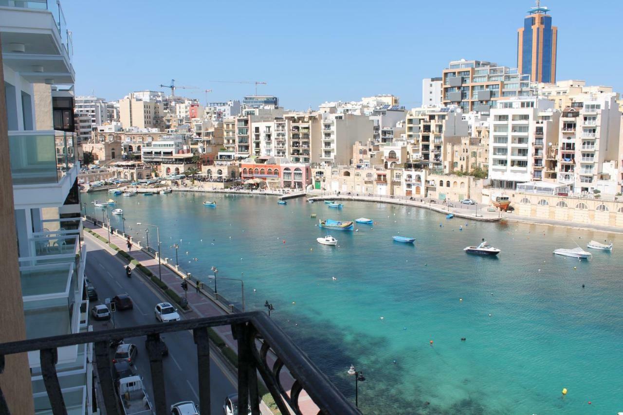 Spinola Bay Top Floor Seafront 3 Bedroom Apartment With Panoramic Sea Views - By Getawaysmalta Saint Julian's Екстер'єр фото